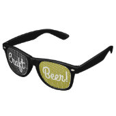 Handbiere Partybrille (Schrägansicht)