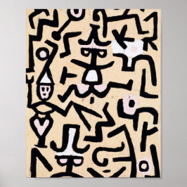 Handbill für Komiker : Paul Klee 1938 Poster