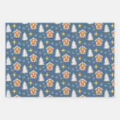 Handbrett-Haus-Trio-Sammelpackung Geschenkpapier Set (Vorderseite 3)