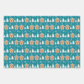 Handbrett-Haus-Trio-Sammelpackung Geschenkpapier Set (Vorderseite 2)