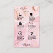 Handbuch für die Anwendung Body Butter Rosa Gold F Visitenkarte (Vorderseite)