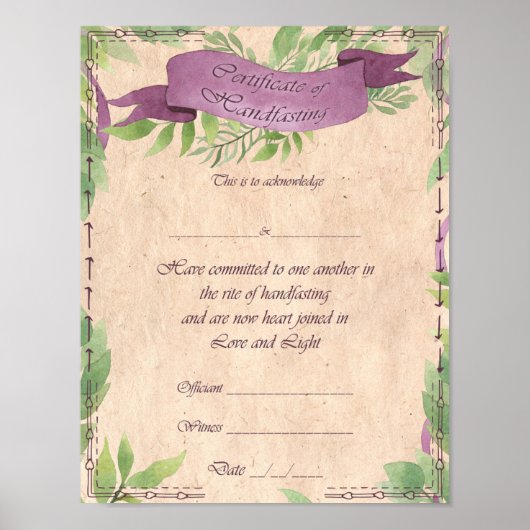 Handbuch für die Ausstellung von Zeugnissen - Grün Poster (Vorne)