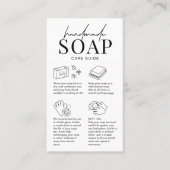 Handbuch für Minimalistische Logohandbücher mit Se Visitenkarte (Vorderseite)