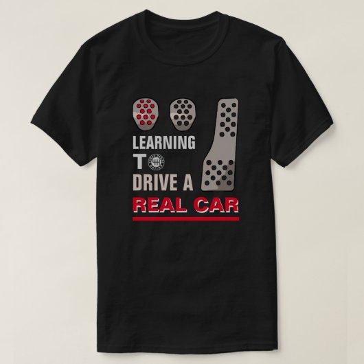 HANDBUCH MIT REALAUTOS T - Shirt (Design vorne)