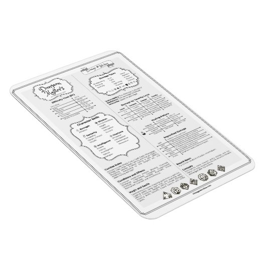 Handbuch zum Dnd 5e Dungeon Master Magnet (Rechte Seite)