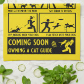 Handbuch zur Schulung von Funny Dog Geschirrtuch (Gefaltet)