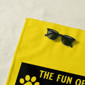 Handbuch zur Schulung von Funny Dog Strandtuch (Beispiel)