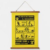 Handbuch zur Schulung von Funny Dog Wandteppich Mit Holzrahmen (Vorderseite)