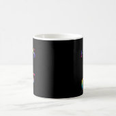 Händchen der Widerstandskraft Regenbogenstatue der Kaffeetasse (Mittel)
