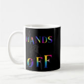 Händchen der Widerstandskraft Regenbogenstatue der Kaffeetasse (Links)