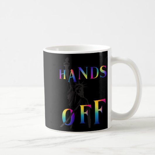 Händchen der Widerstandskraft Regenbogenstatue der Kaffeetasse (Rechts)