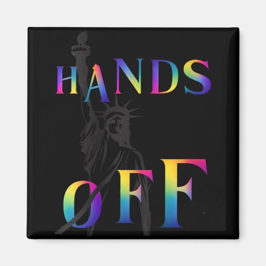 Händchen der Widerstandskraft Regenbogenstatue der Magnet (Vorne)