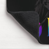 Händchen der Widerstandskraft Regenbogenstatue der Mousepad (Ecke)