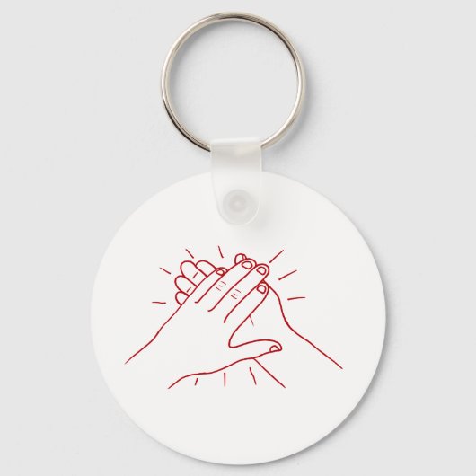 Händchen Schlüsselanhänger (Vorderseite)