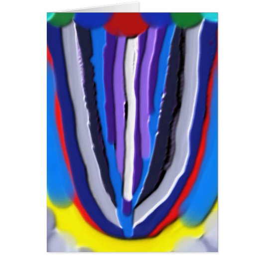 Handcrafted blaues LOTUS-Acryl (Vorne)