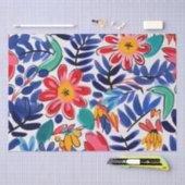 Handcrafted Folk Art-inspired Seidenpapier (Handwerk)