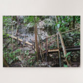 Handcrafted Jungle Walkway Puzzle (Horizontal)