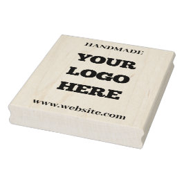 Handcrafted Shop Your Company Logo Rubber Stamp Gummistempel