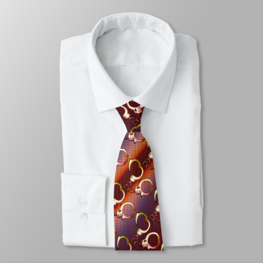 Handcuffs Neck Tie Krawatte (Gebunden)