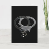 HANDCUFFS ROMANTIC KINKY GREETCARD KARTE (Vorderseite)