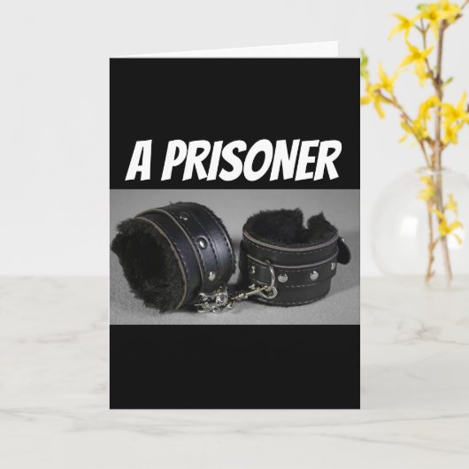 HANDCUFFS ROMANTISCHE KARTE 4 EHEFRAU ODER HANDY (Gelbe Blume)