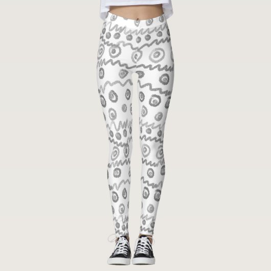 Handdoodle Leggings (Vorderseite)
