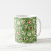HandDrawn Christmas Ornament Coffee Mug Kaffeetasse (VorderseiteRechts)