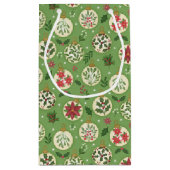 HandDrawn Christmas Ornament Gift Bag Kleine Geschenktüte (Rückseite)