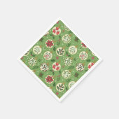 HandDrawn Christmas Ornament Napkins Serviette (Ecke)