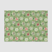 HandDrawn Christmas Ornament Tissue Paper Seidenpapier (Vorderseite)