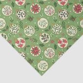 HandDrawn Christmas Ornament Tissue Paper Seidenpapier (Ausschnitt)