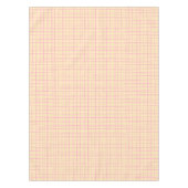 HandDrawn Organic Grid Check Sunshine Yellow Tischdecke (Vorderseite)