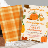 HandDrawn Pumpkin Gewürz und alles Nette Party Einladung