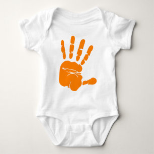 Handdruck Baby Strampler