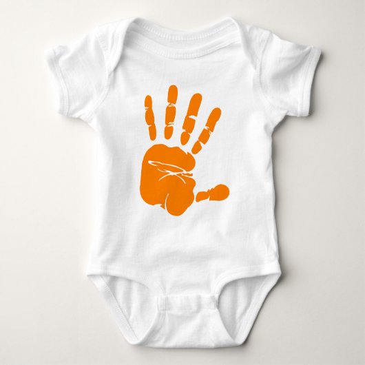 Handdruck Baby Strampler (Vorderseite)