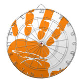Handdruck Dartscheibe (vorne)