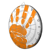 Handdruck Dartscheibe (Vorderseite rechts)