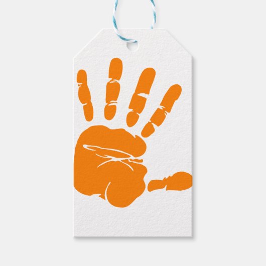 Handdruck Geschenkanhänger (Vorderseite)