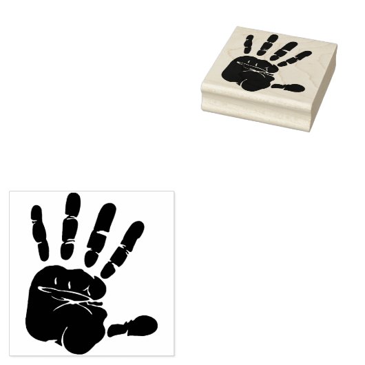 Handdruck Gummistempel (Stempel)