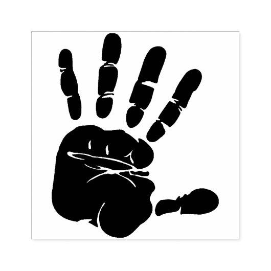 Handdruck Gummistempel (Prägung)