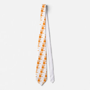 Handdruck Krawatte