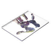 Handdruck Notizblock (Linke Seite)