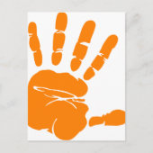 Handdruck Postkarte (Vorderseite)