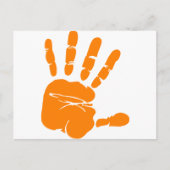 Handdruck Postkarte (Vorderseite)