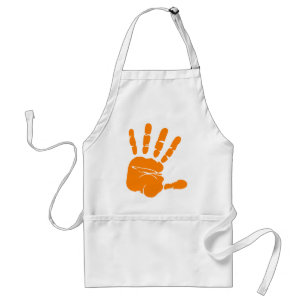 Handdruck Schürze