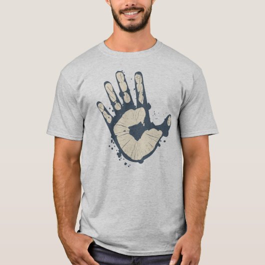 Handdruck T-Shirt (Vorderseite)