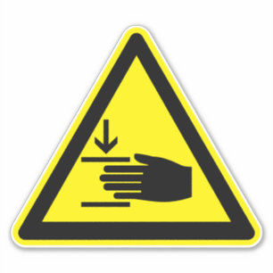 Handdrücke aus dem oberen Etikett