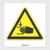 Handdrücke aus dem oberen Etikett (Blatt)