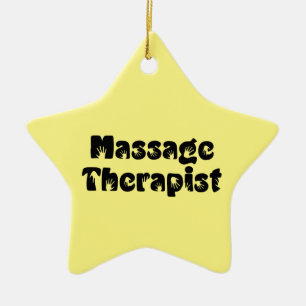 Handdrucke des Massagetherapeuten Keramik Ornament