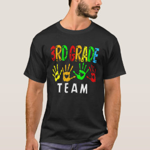 Handdrucke des Teams der dritten Klasse bis zur Sc T-Shirt